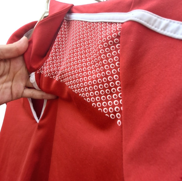2X30$ 💝Adidas women red polo shirt. Extra small - Picture 2 of 8